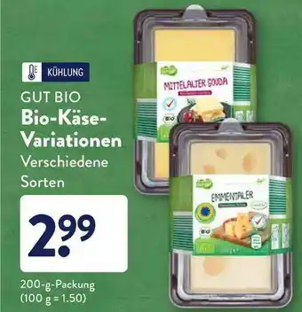 Aldi Süd Gut Bio Bio-käse-variationen Angebot