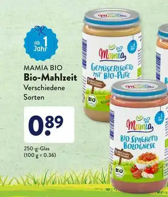 Aldi Süd Mamia Bio Bio-mahlzeit Angebot