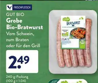 Aldi Süd Gut Bio Grobe Bio-bratwurst Angebot