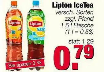 Edeka Scherer Lipton Icetea Versch. Sorten Angebot