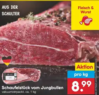 Netto Marken-Discount Schaufelstuck vom Jungbullen 1kg Angebot