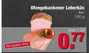 Edeka Scherer Ofengebackener Leberkäs Fein Angebot