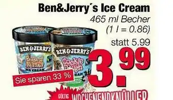 Edeka Scherer Ben&jerry's Ice Cream Angebot