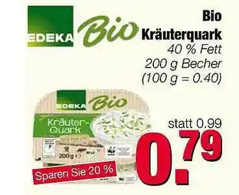 Edeka Scherer Bio Kräuterquark Angebot