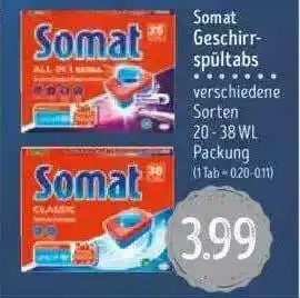 Edeka Struve Somat Geschirr-spültabs Angebot