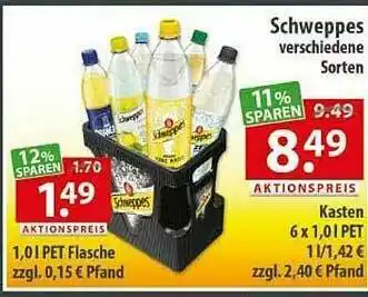 Getränkeland Schweppes Angebot