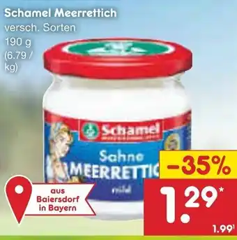 Netto Marken-Discount Schamel Meerrettich 190g Angebot