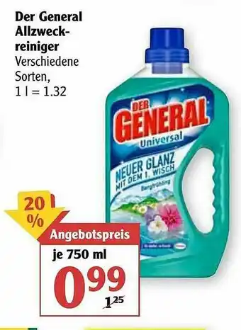 Globus Der General Allzweckreiniger Angebot