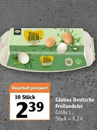 Globus Globus Deutsche Freilandeier Angebot