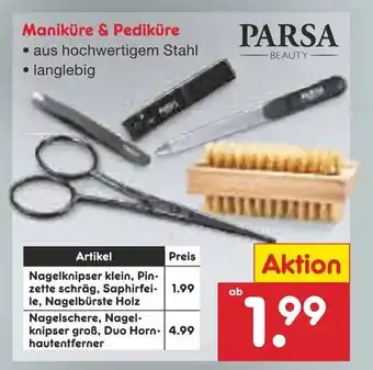 Netto Marken-Discount Parsa Manikure & Pedikure Angebot