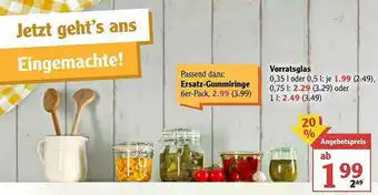 Globus Vorratsglas Angebot