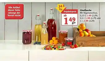 Globus Glasflasche Angebot