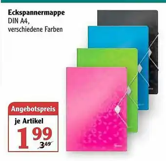 Globus Eckspannermappe Angebot