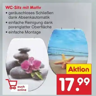 Netto Marken-Discount WC-Sitz mit Motiv Angebot