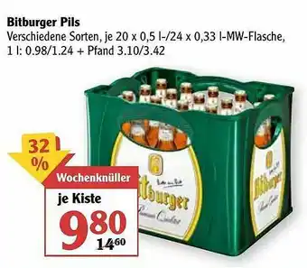 Globus Bitburger Pils Angebot