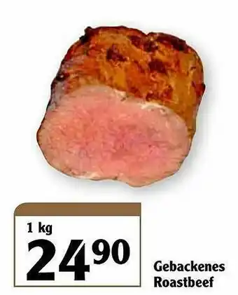 Globus Gebackenes Roastbeef Angebot