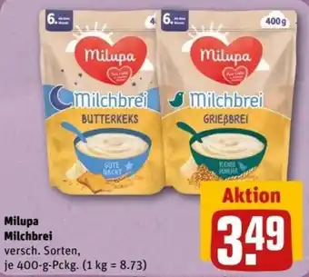 REWE Center Milupa Milchbrei 400 g Pckg. Angebot