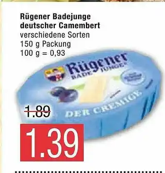 Marktkauf Rügener Badejunge Deutscher Camembert Angebot