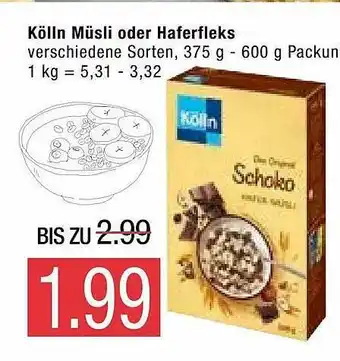 Marktkauf Kölln Müsli Oder Haferfleks Angebot