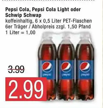 Marktkauf Pepsi Cola Pepsi Cola Light Oder Schwip Schwap Angebot