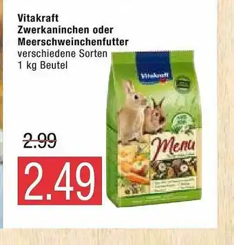 Marktkauf Vitakraft Zwerkaninchen Oder Meerschweinchenfutter Angebot