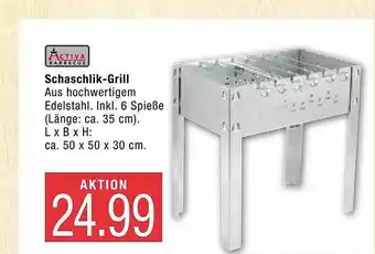 Marktkauf Activia Barbecue Schaschlik-grill Angebot