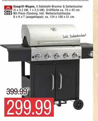 Marktkauf Gasgrill-wagen Grill Chef Angebot