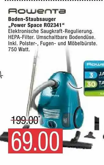 Marktkauf Rowenta Boden-staubsauger „power Space R02341” Angebot