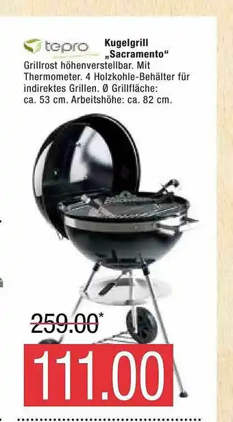 Marktkauf Tepro Kugelgrill „sacramento” Angebot