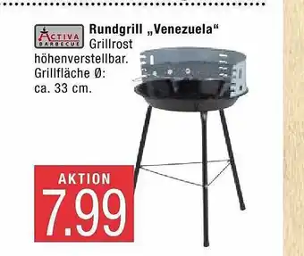 Marktkauf Activa Barbecue Rundgrill „venezuela” Angebot