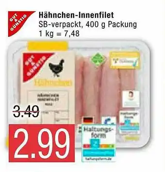 Marktkauf Hähnchen-innenfilet Angebot