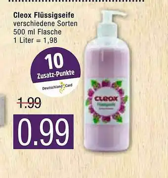 Marktkauf Cleox Flüssigseife Angebot