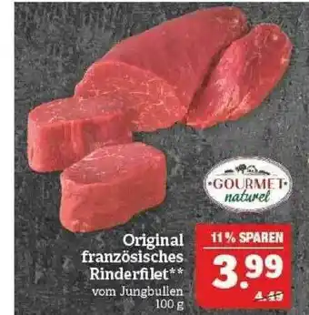 Marktkauf Original Französisches Rinderfilet Angebot