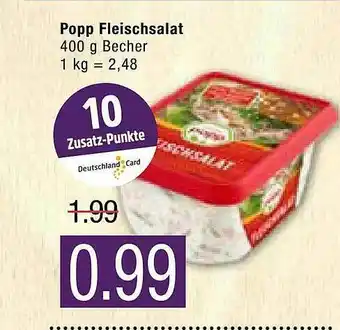 Marktkauf Popp Fleischsalat Angebot