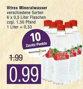 Marktkauf Vitrex Mineralwasser Angebot