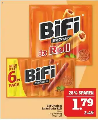 Marktkauf Bifi Original Salami Oder Roll Angebot