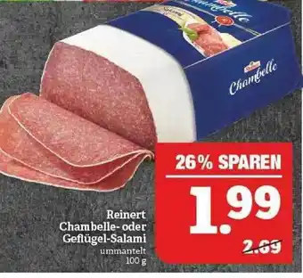 Marktkauf Reiner Chambelle- Oder Geflügel-salami Angebot