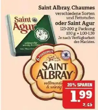 Marktkauf Saint Albray Chaumes Oder Saint Agur Angebot