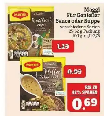 Marktkauf Maggi Für Genießer Sauce Oder Suppe Angebot