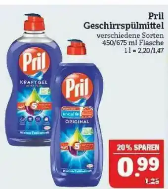 Marktkauf Pril Geschirrspüllmittel Angebot