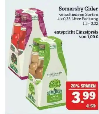 Marktkauf Somerby Cider Angebot