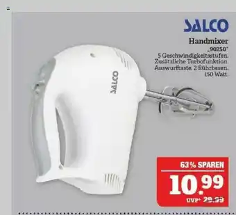 Marktkauf Salco Handmixer „90250” Angebot