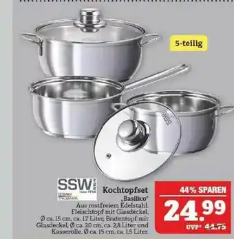 Marktkauf Kochtopfset „basilico” Angebot