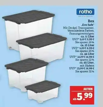 Marktkauf Rotho Box „evo Safe” Angebot