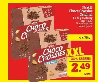 Marktkauf Nestlé Choco Crossies Original Angebot