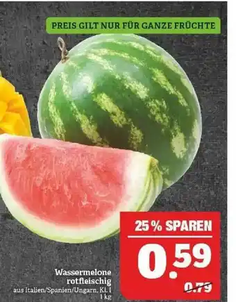 Marktkauf Wassermelone Rotfleischig Angebot