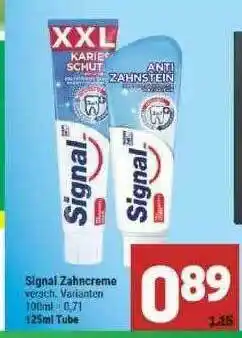 Marktkauf Signal Zahncreme Angebot