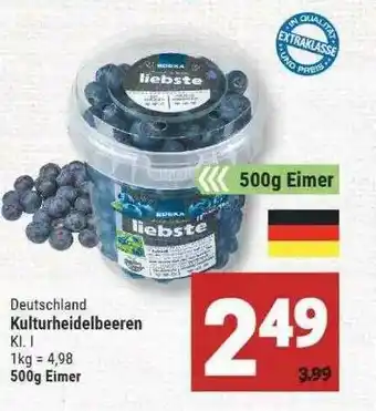 Marktkauf Deutschland Kulturheidelbeeren Angebot