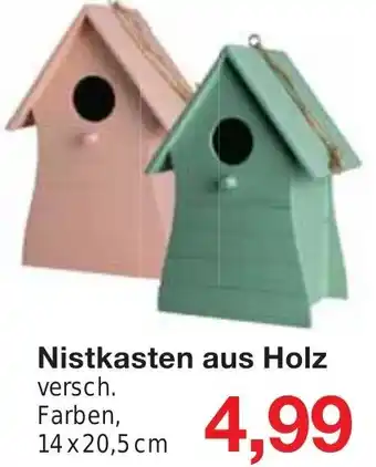 Jawoll Nistkasten aus Holz Angebot