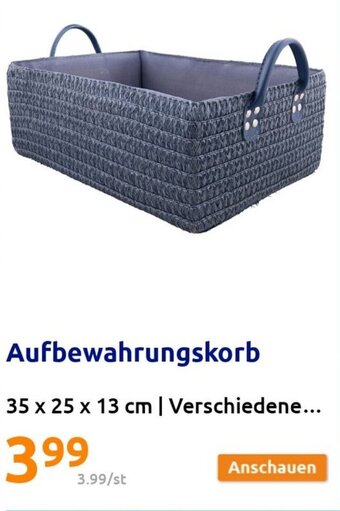 Action Aufbewahrungskorb Angebot